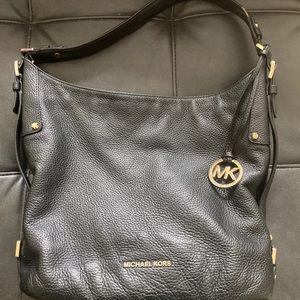 Black Leather Michael Kors handbag